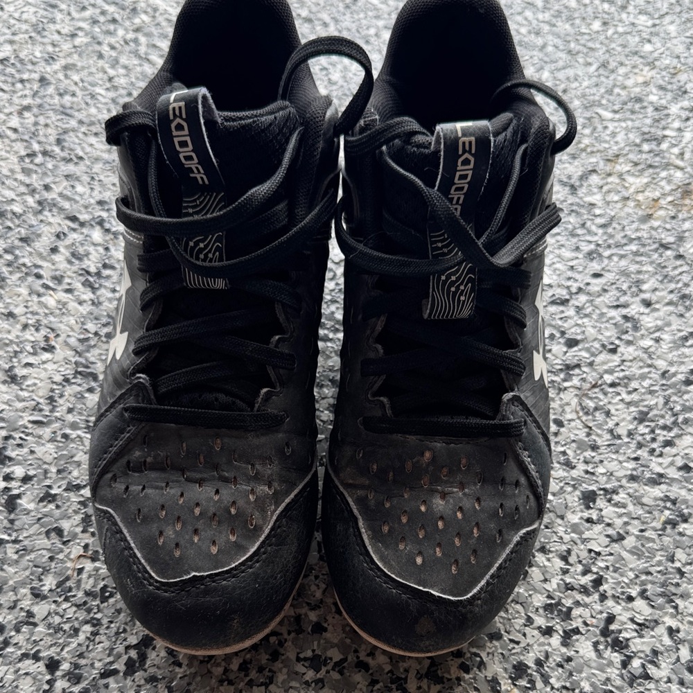 Black Athletic Kids Cleats